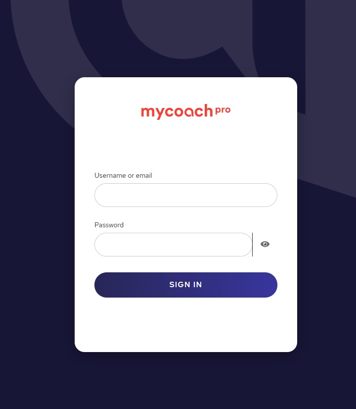 3 - Connexion à MyCoach Pro